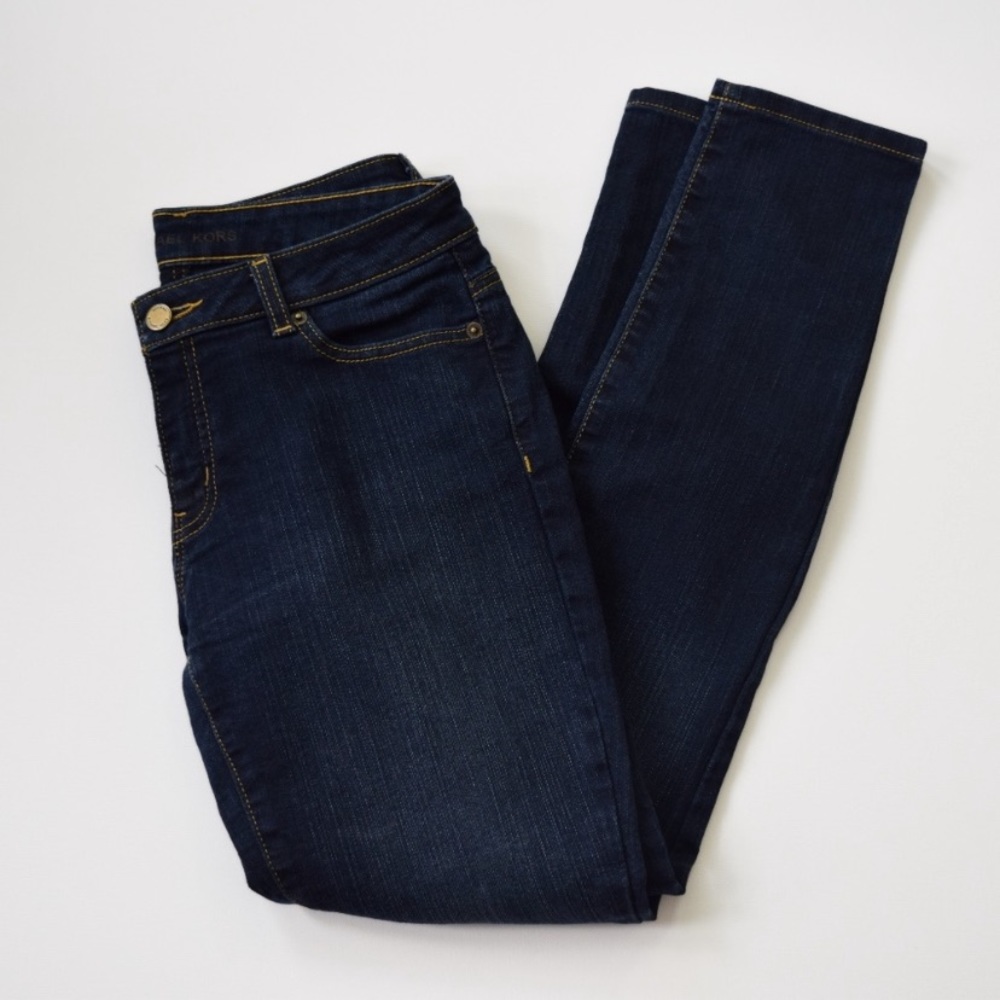 Michael Kors Women's Skinny Jeans Size 6 Dark Wash